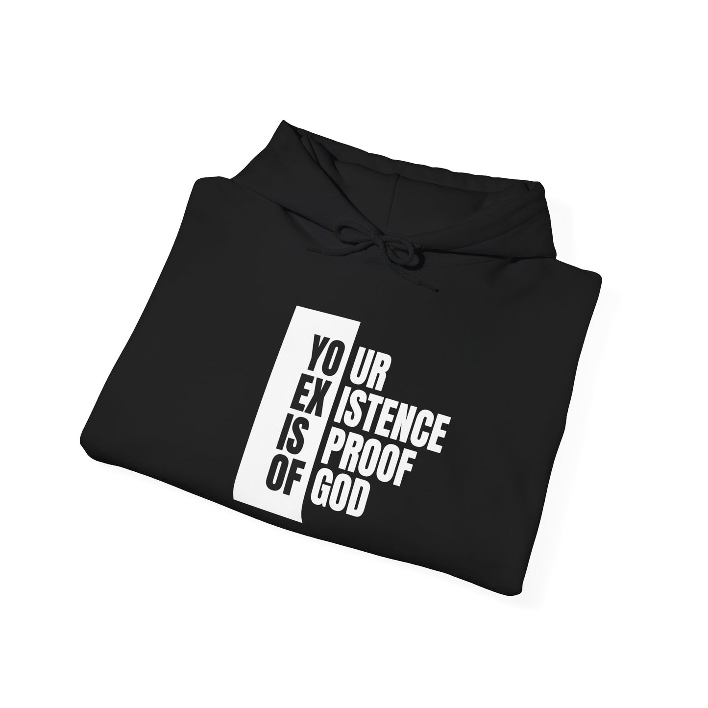"Your Existence is Proof of God" Unisex Heavy Blend™ Hooded Sweatshirt