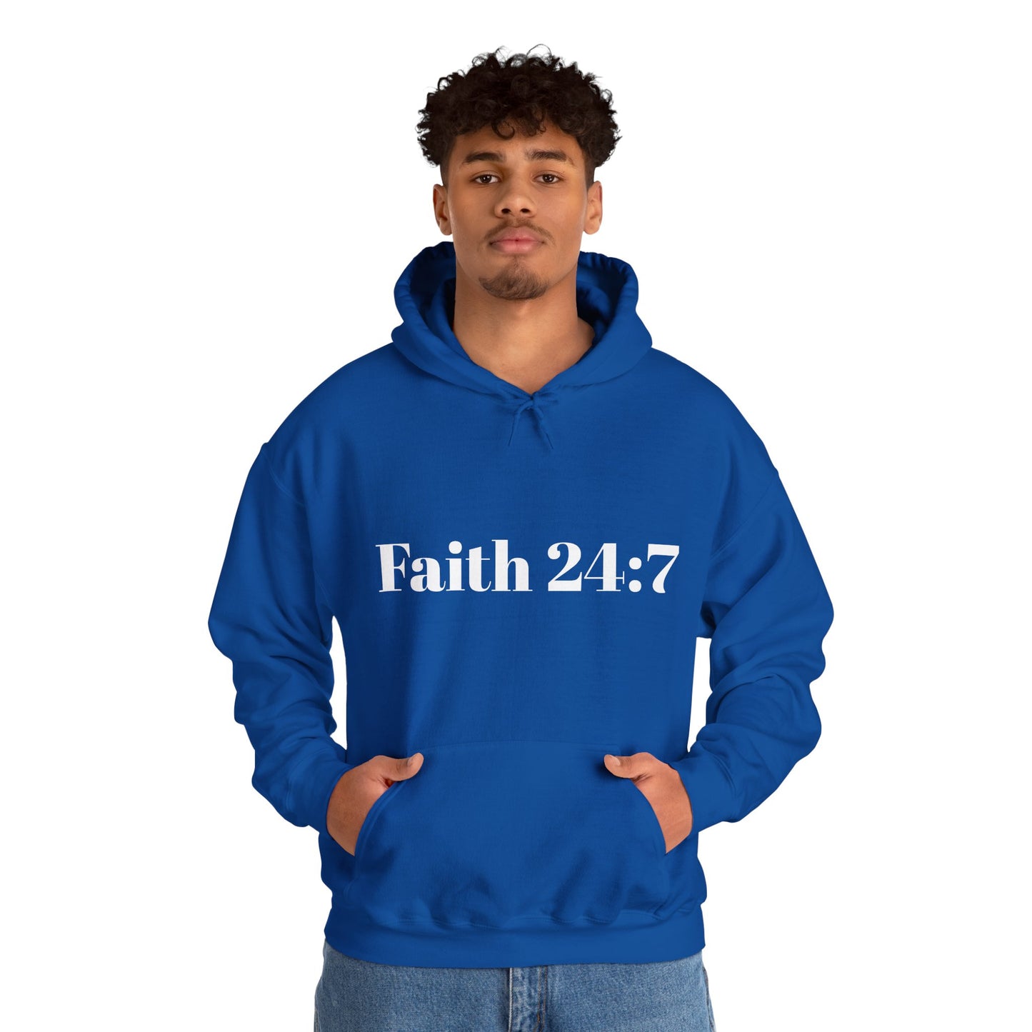 Faith 24:7 Unisex Heavy Blend™ Hooded Sweatshirt