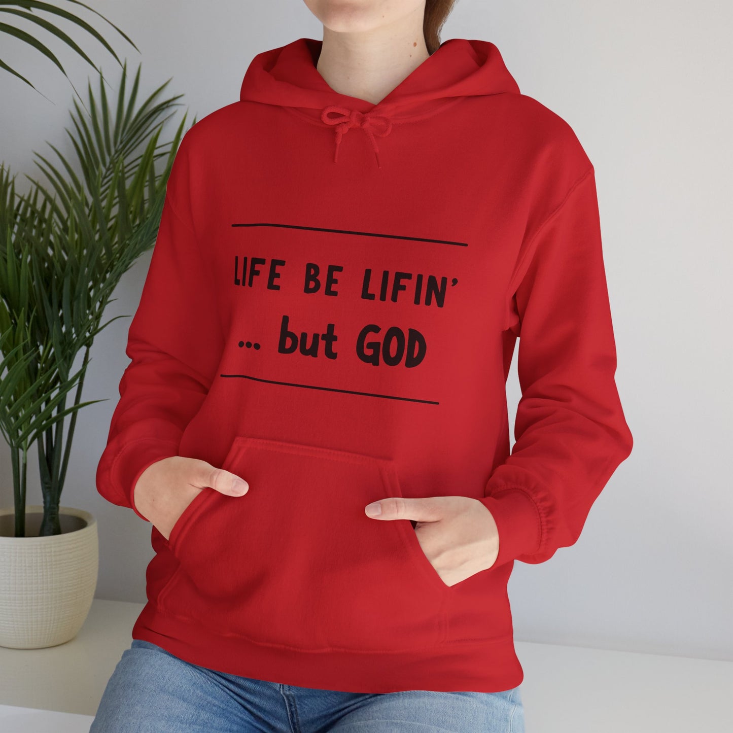 ...but God Unisex Heavy Blend™ Hooded Sweatshirt