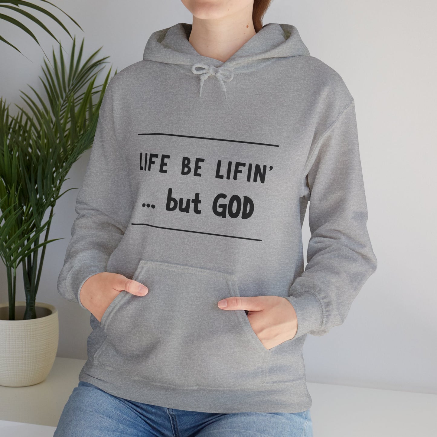 ...but God Unisex Heavy Blend™ Hooded Sweatshirt
