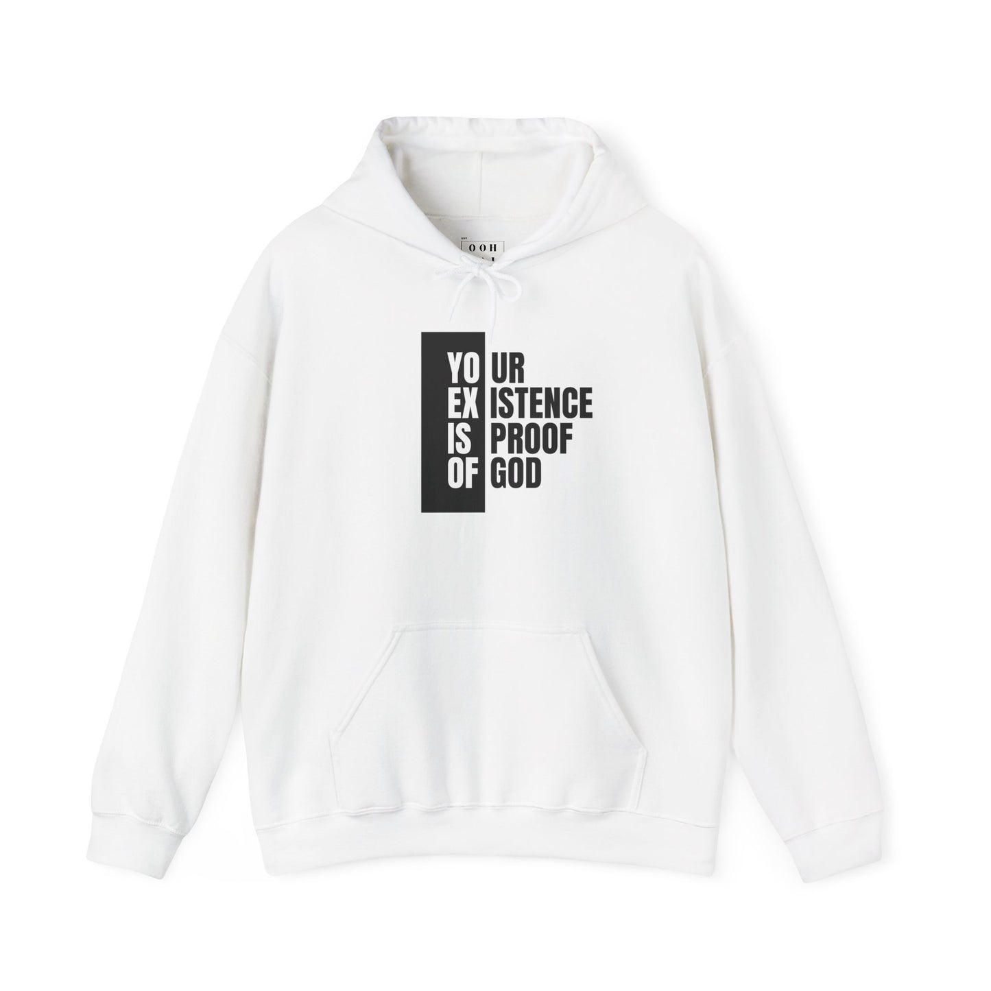 "Your Existence is Proof of God" Unisex Heavy Blend™ Hooded Sweatshirt