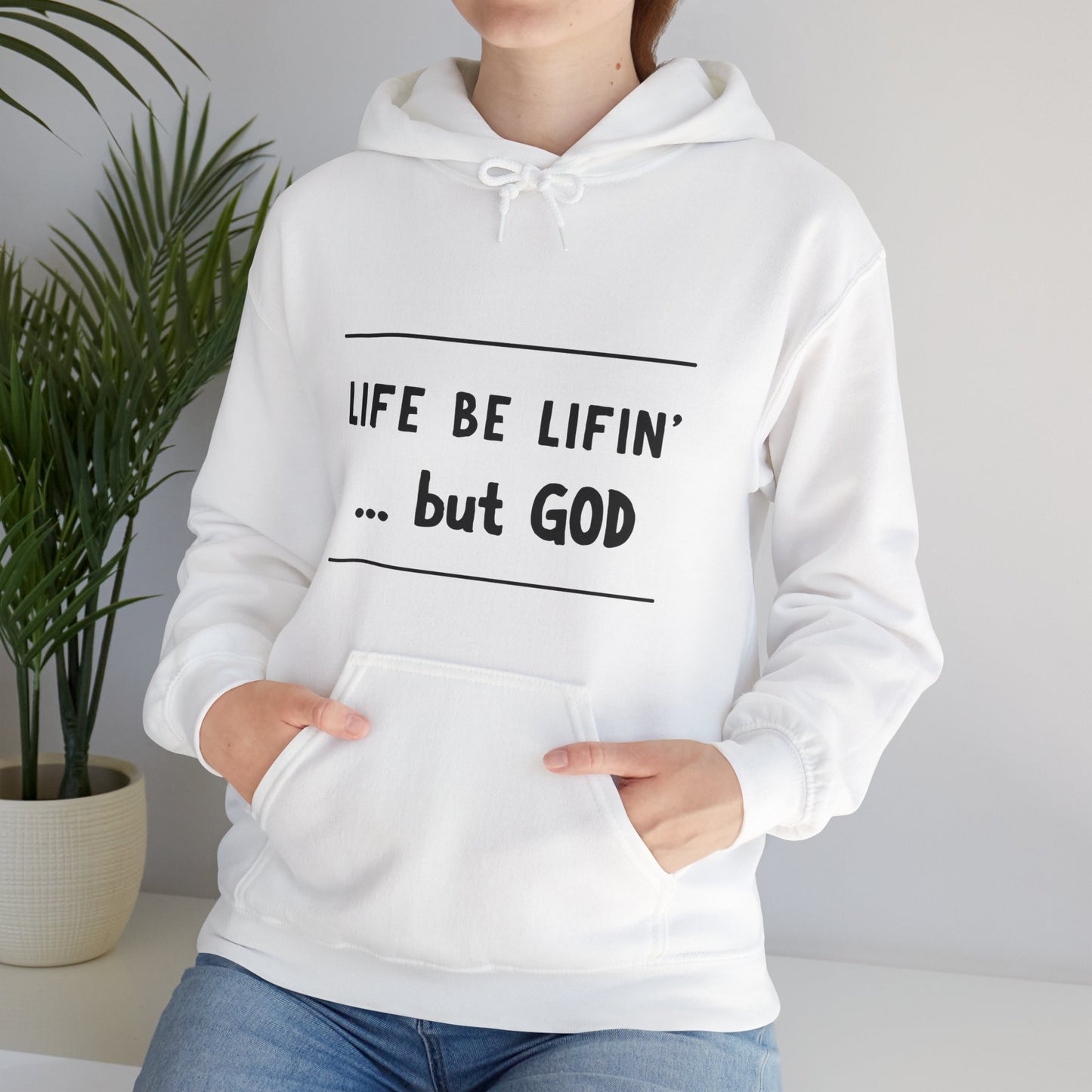 ...but God Unisex Heavy Blend™ Hooded Sweatshirt