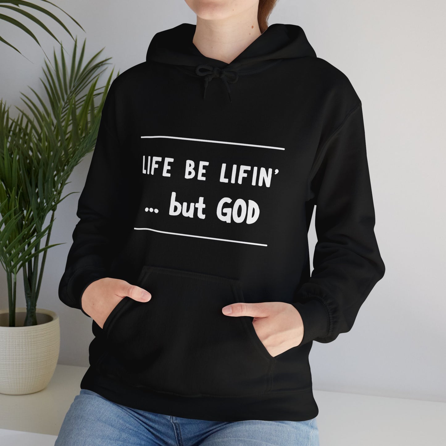...but God Unisex Heavy Blend™ Hooded Sweatshirt