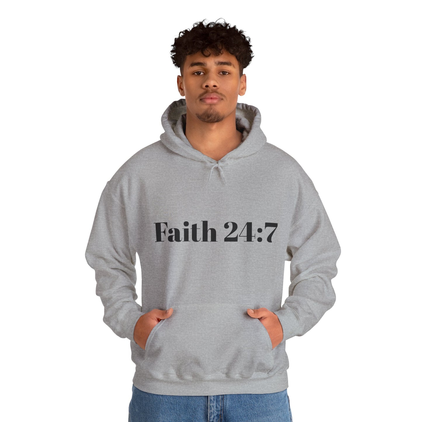 Faith 24:7 Unisex Heavy Blend™ Hooded Sweatshirt