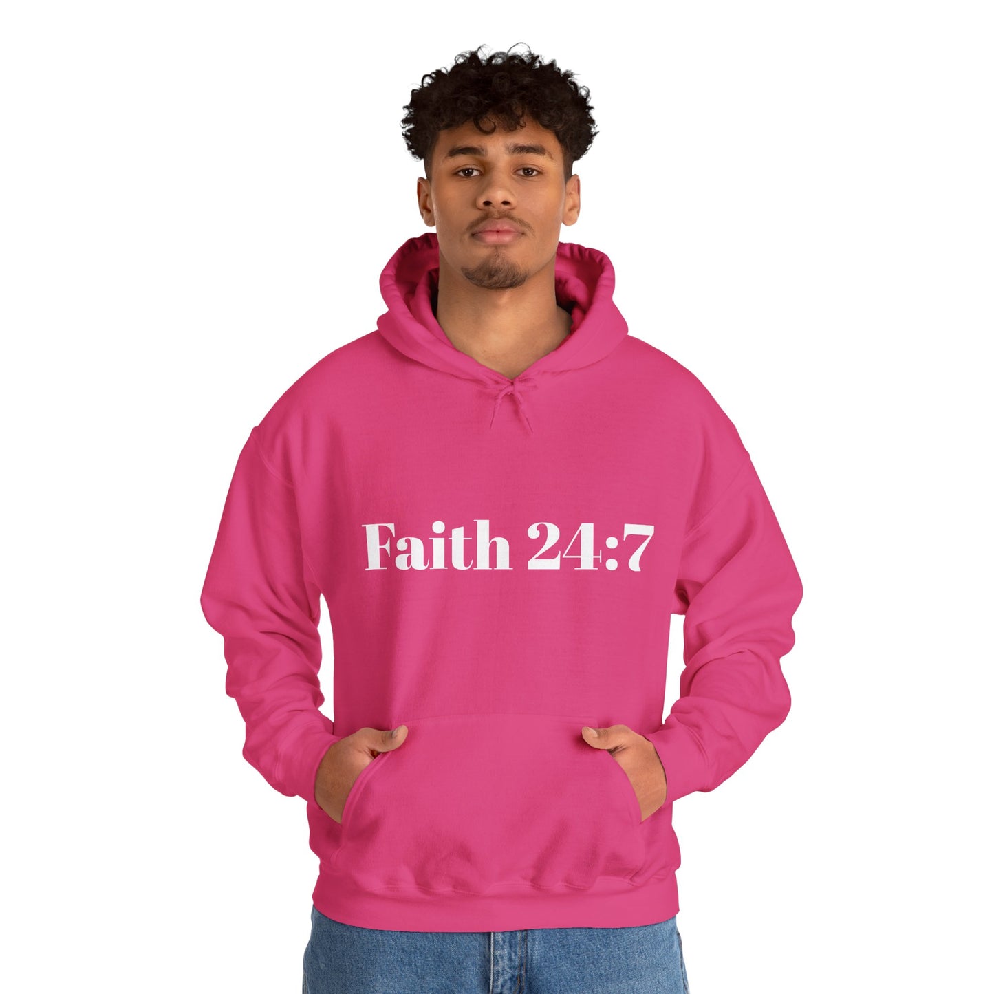 Faith 24:7 Unisex Heavy Blend™ Hooded Sweatshirt