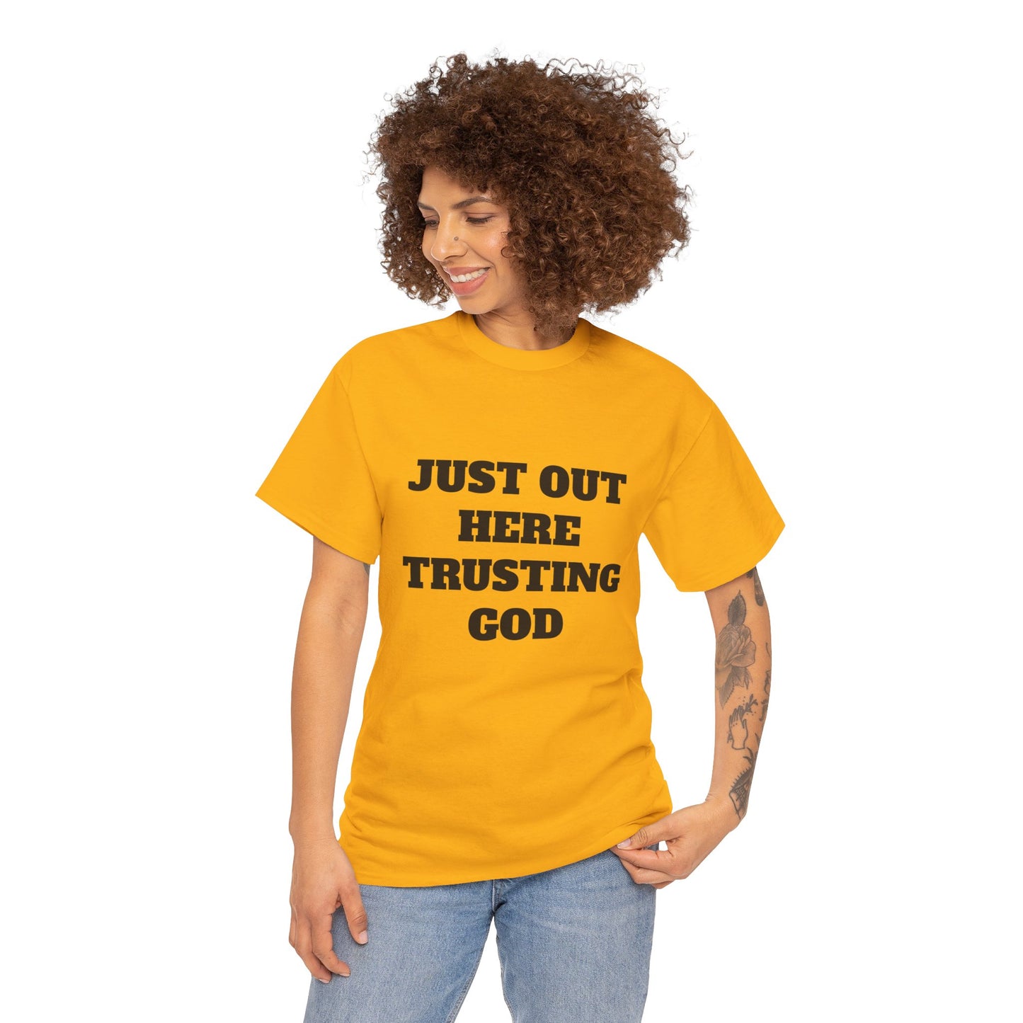 Trusting God Unisex Heavy Cotton Tee