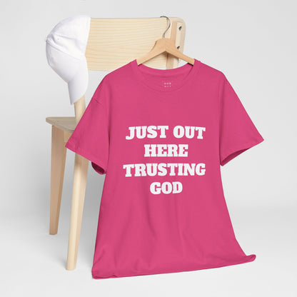 Trusting God Unisex Heavy Cotton Tee