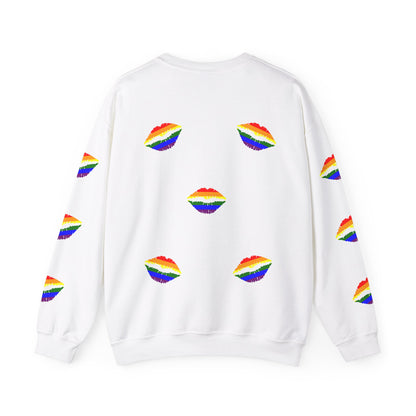 Kissed by God Rainbow Lips Crewneck Sweatshirt - (Limited Edition)