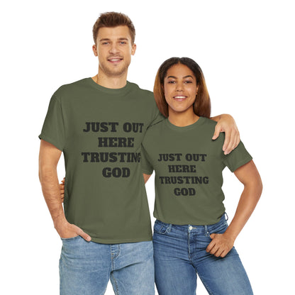 Trusting God Unisex Heavy Cotton Tee