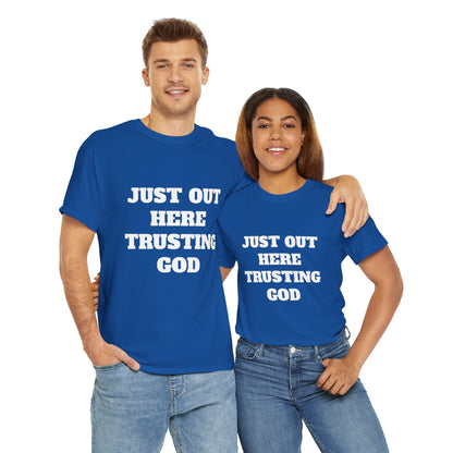 Trusting God Unisex Heavy Cotton Tee