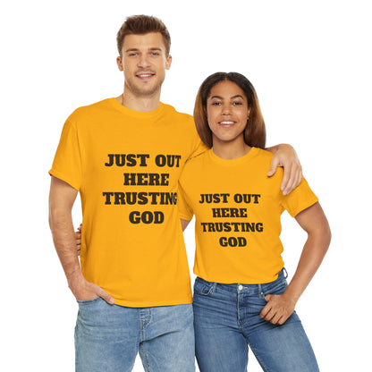 Trusting God Unisex Heavy Cotton Tee