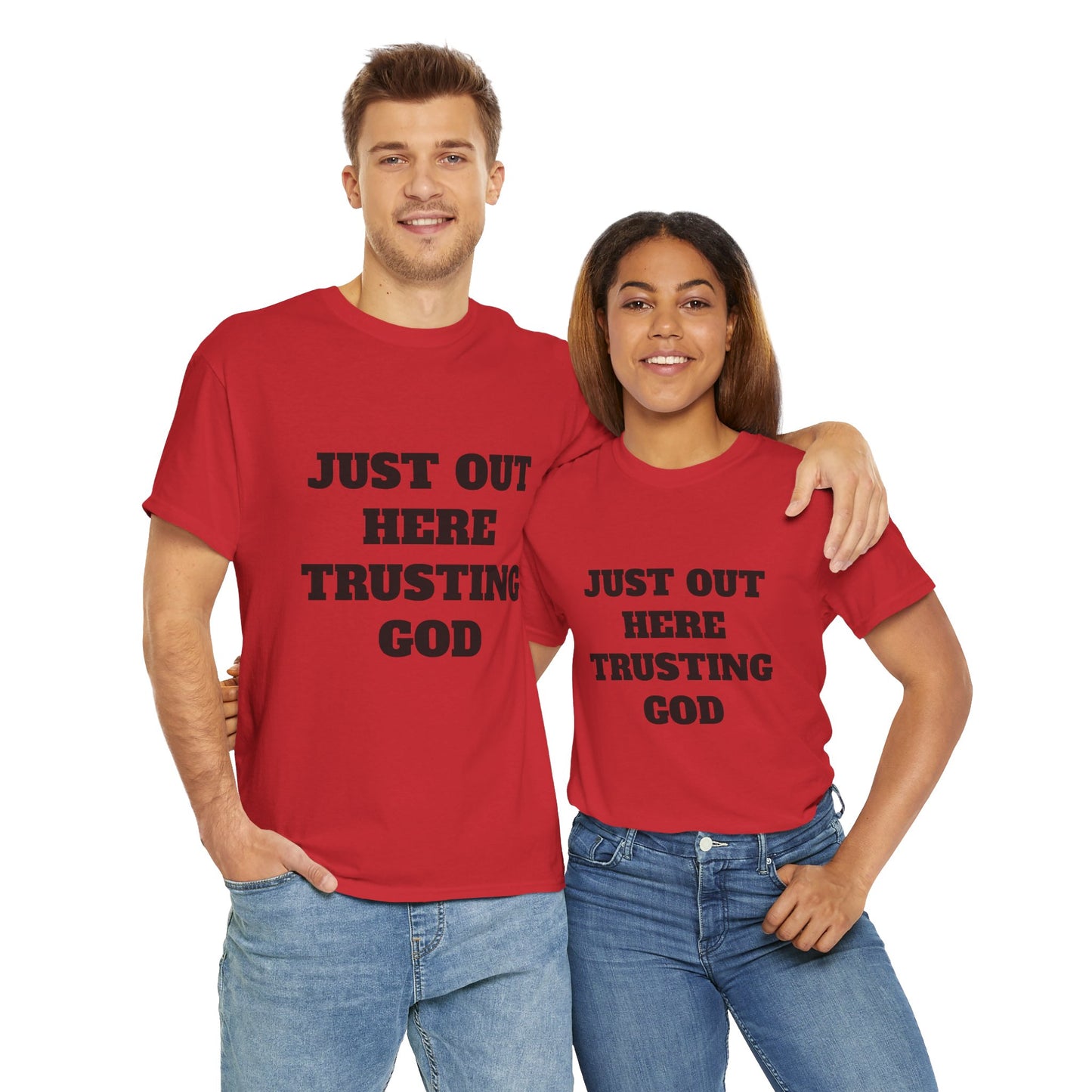 Trusting God Unisex Heavy Cotton Tee