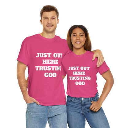 Trusting God Unisex Heavy Cotton Tee