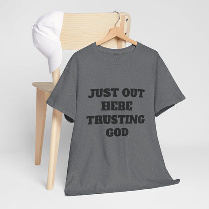 Trusting God Unisex Heavy Cotton Tee