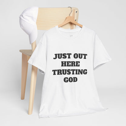 Trusting God Unisex Heavy Cotton Tee