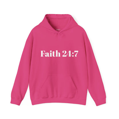 Faith 24:7 Unisex Heavy Blend™ Hooded Sweatshirt