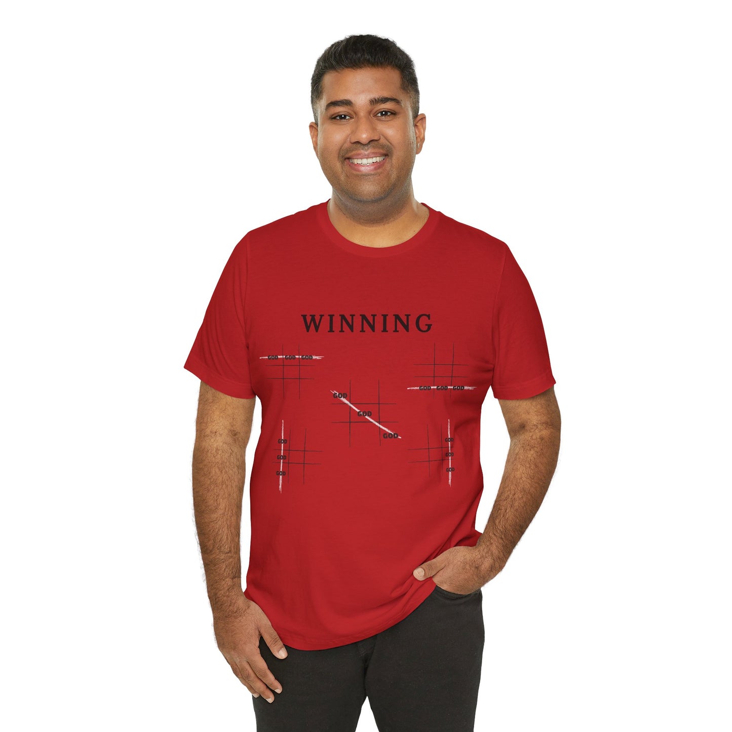 Winning God Unisex Jersey Short Sleeve Tee