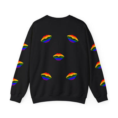 Kissed by God Rainbow Lips Crewneck Sweatshirt - (Limited Edition)