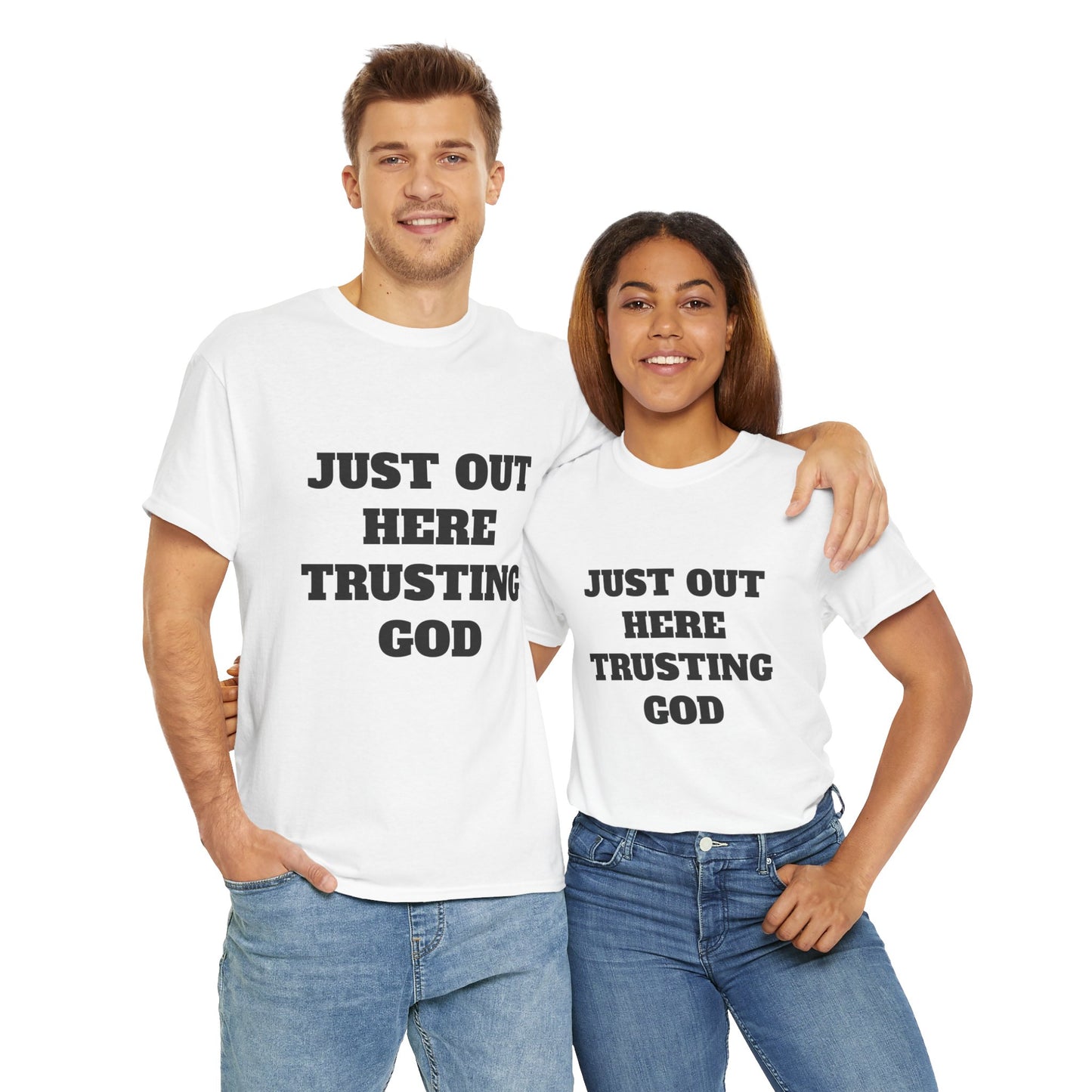 Trusting God Unisex Heavy Cotton Tee