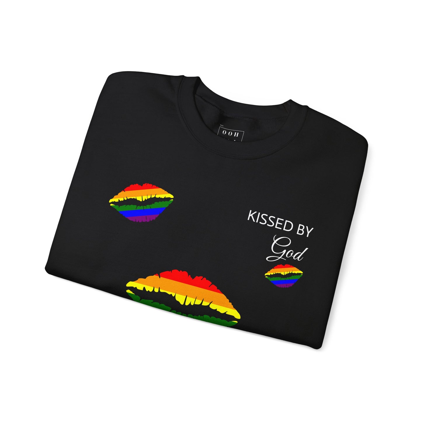 Kissed by God Rainbow Lips Crewneck Sweatshirt - (Limited Edition)