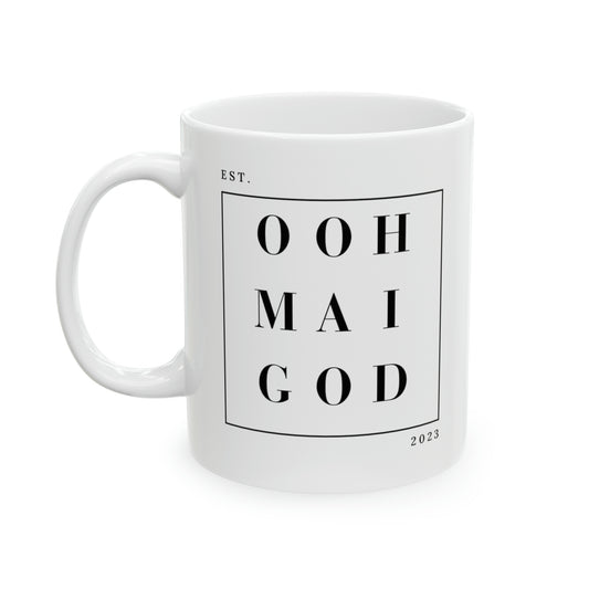 Ooh Mai God™ branded Ceramic Mug, 11oz