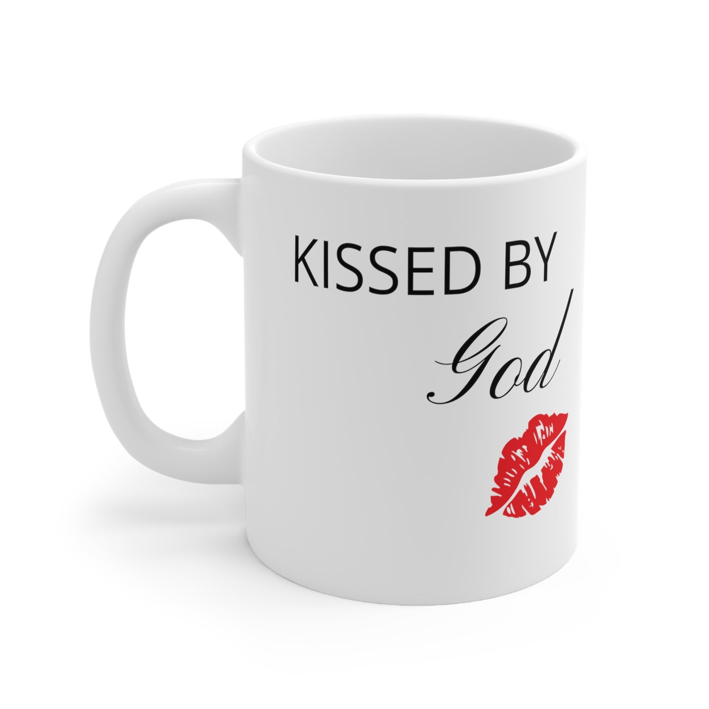 Kissed by God Ceramic white Mug 11oz