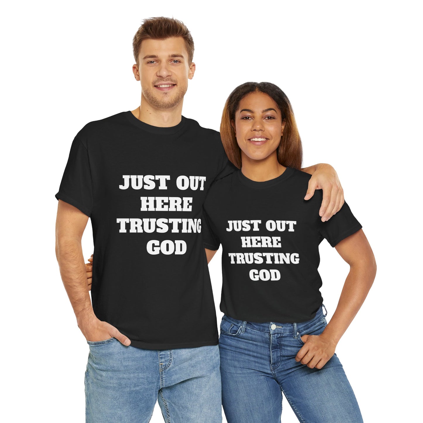 Trusting God Unisex Heavy Cotton Tee