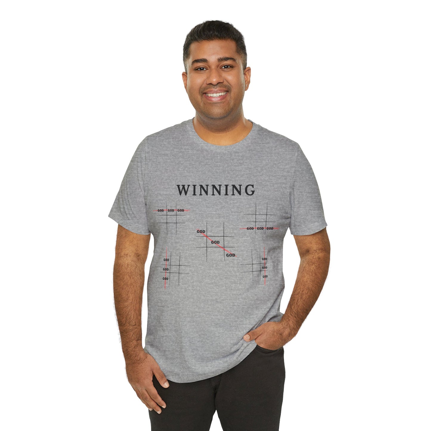 Winning God Unisex Jersey Short Sleeve Tee