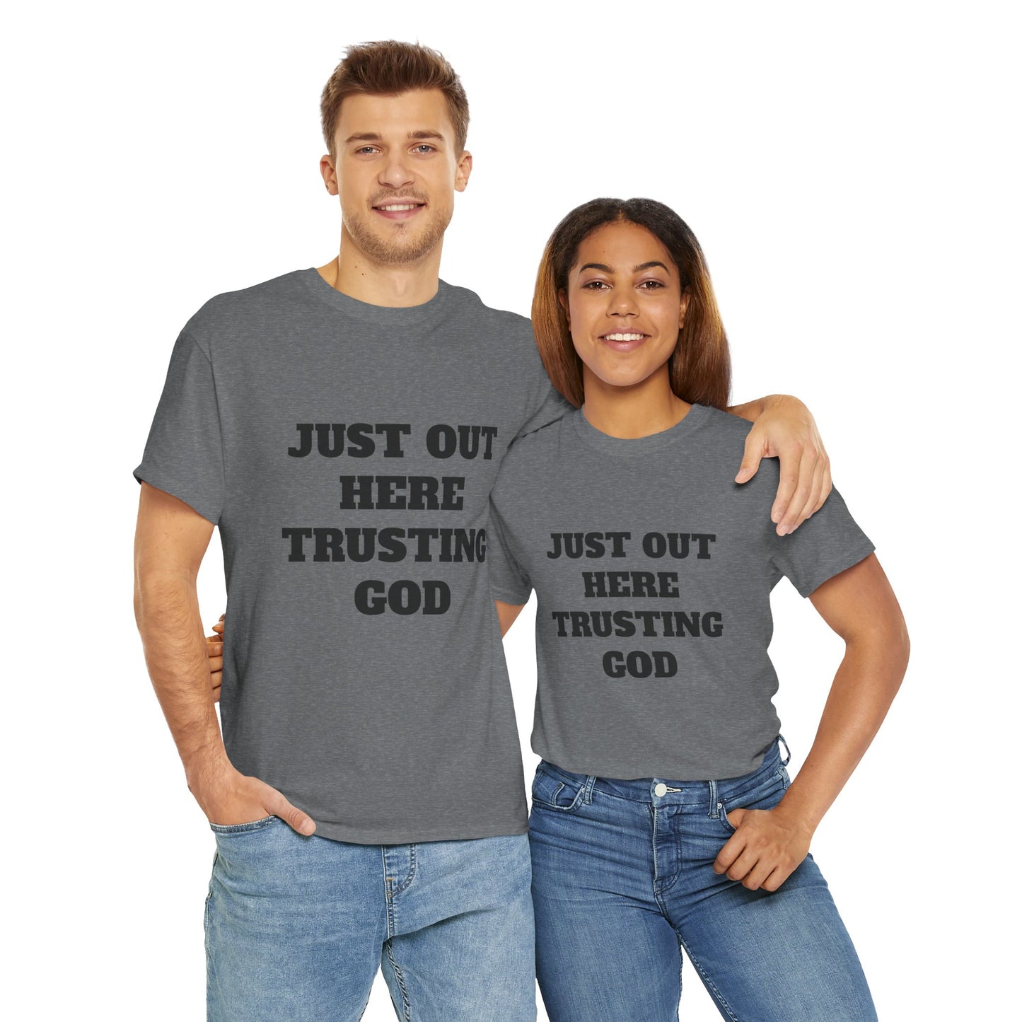 Trusting God Unisex Heavy Cotton Tee