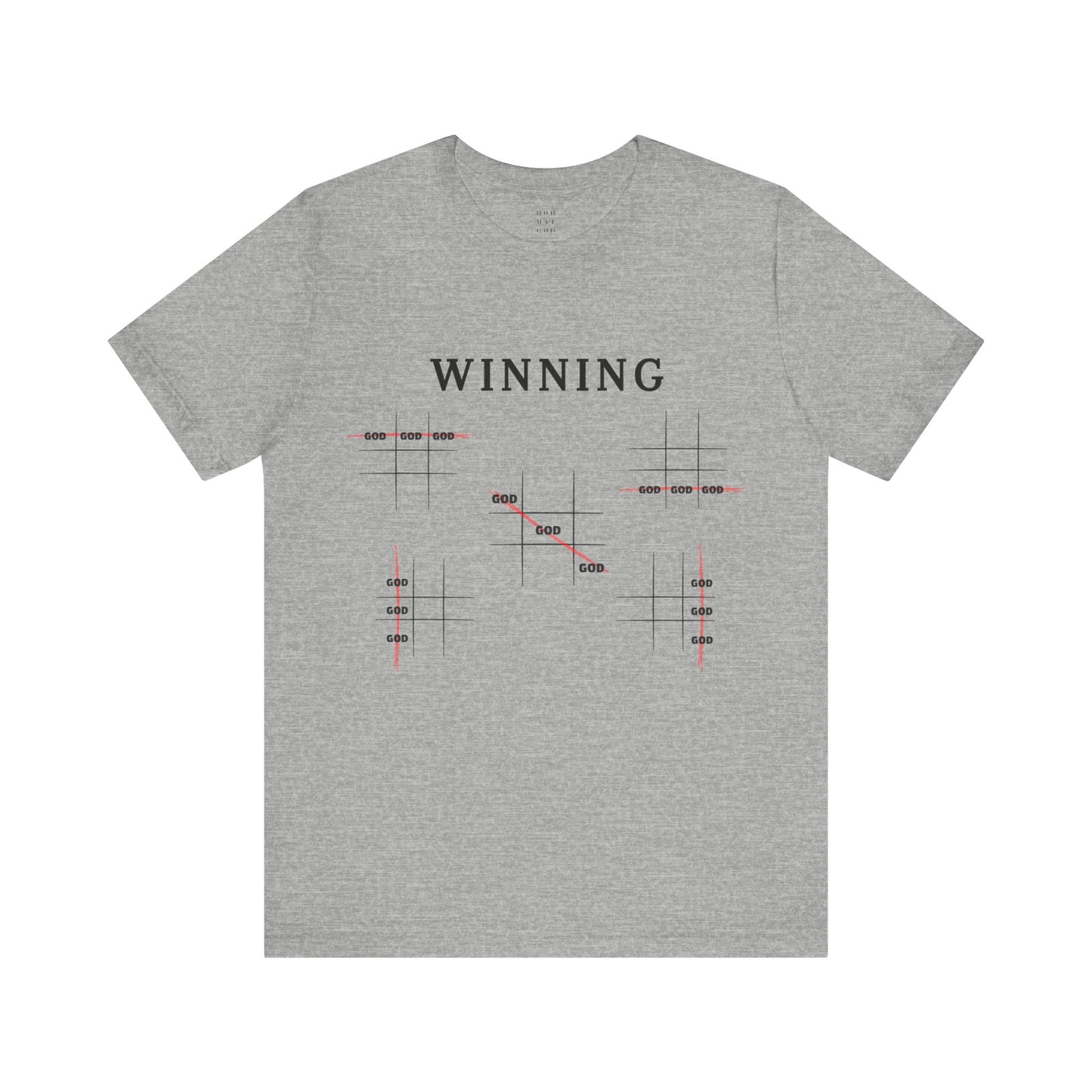 Winning God Unisex Jersey Short Sleeve Tee