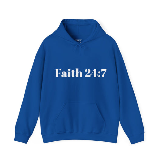 Faith 24:7 Unisex Heavy Blend™ Hooded Sweatshirt