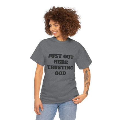 Trusting God Unisex Heavy Cotton Tee