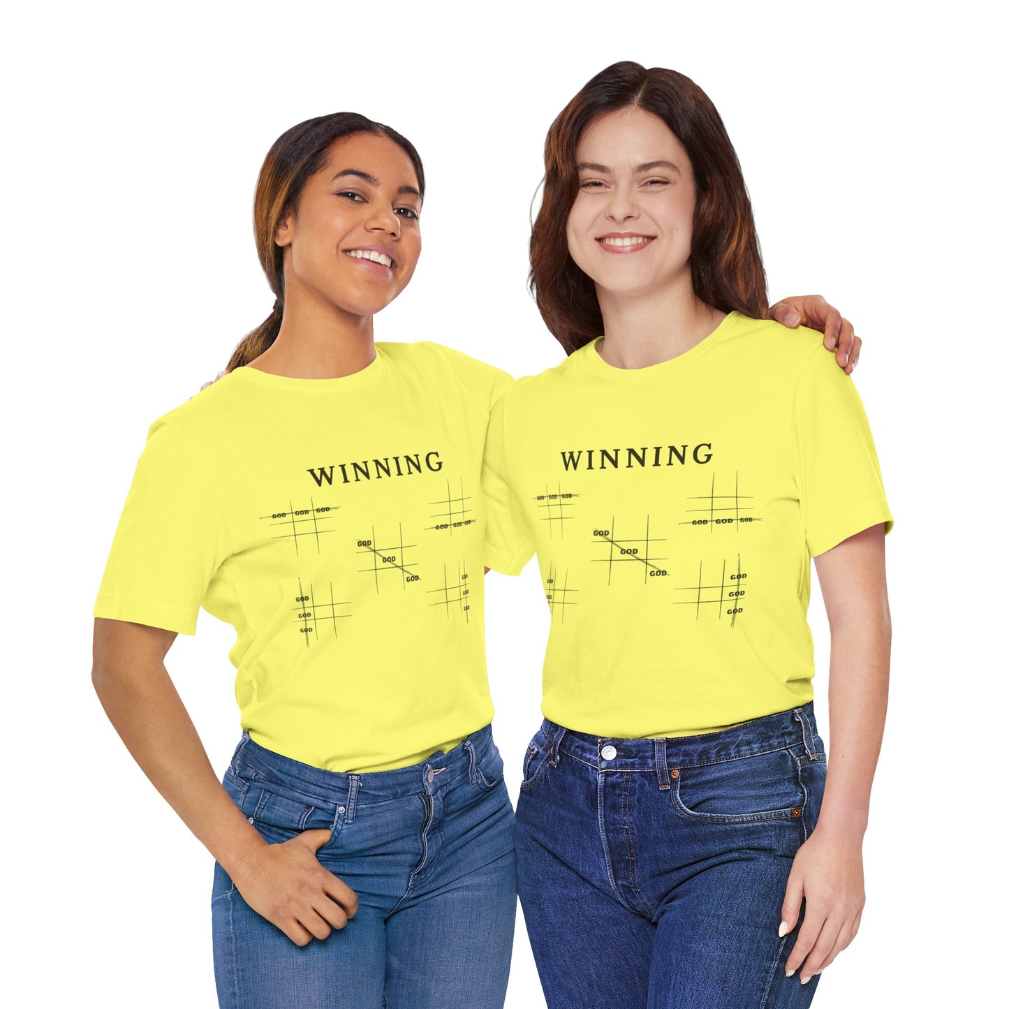 Winning God Unisex Jersey Short Sleeve Tee