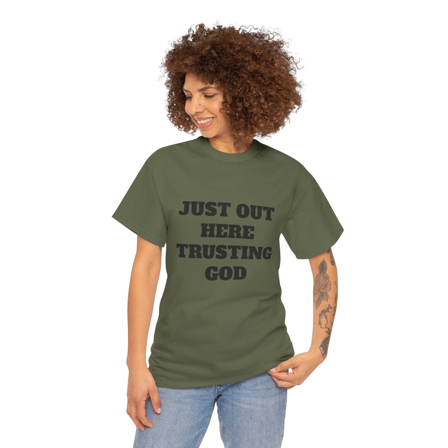 Trusting God Unisex Heavy Cotton Tee