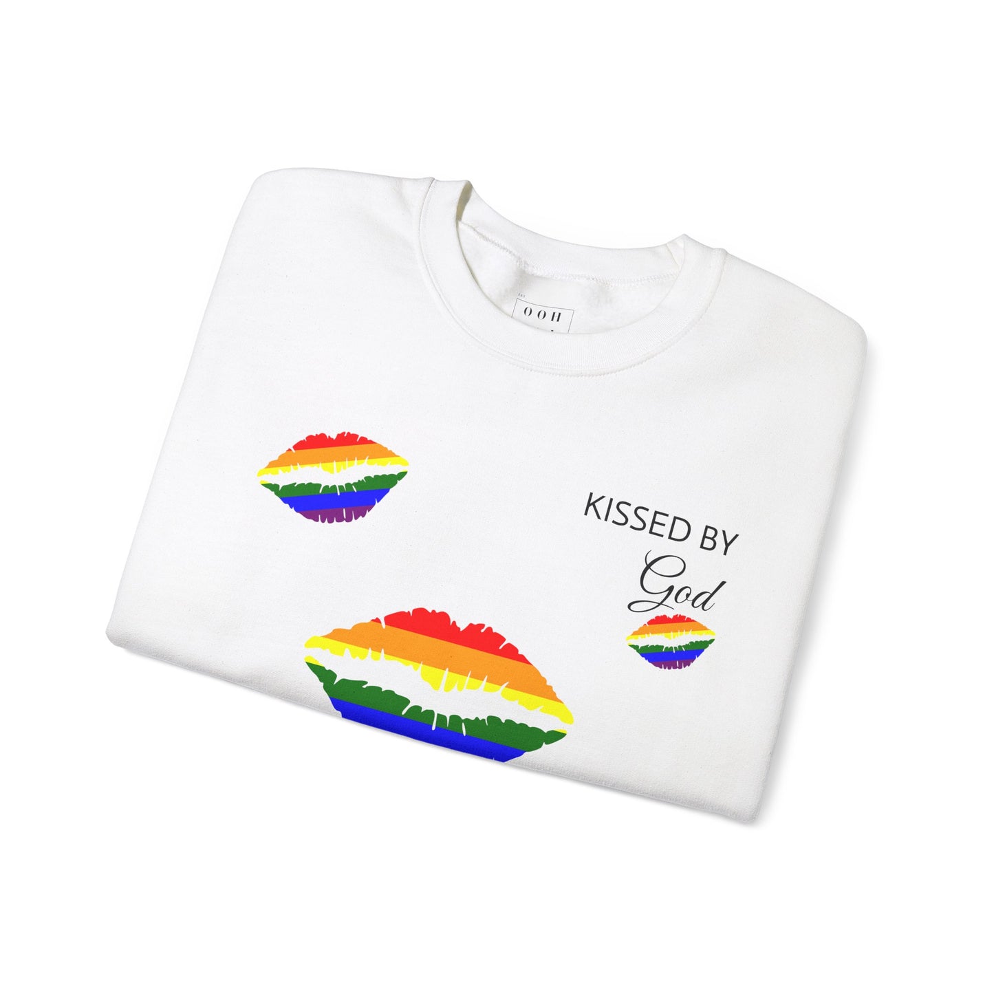 Kissed by God Rainbow Lips Crewneck Sweatshirt - (Limited Edition)